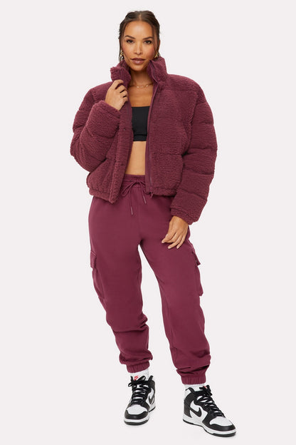 Fabletics Teddy Puffer Jacket