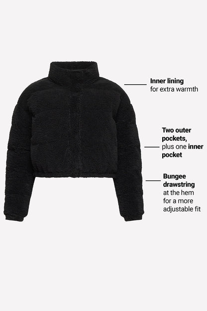 Fabletics Teddy Puffer Jacket