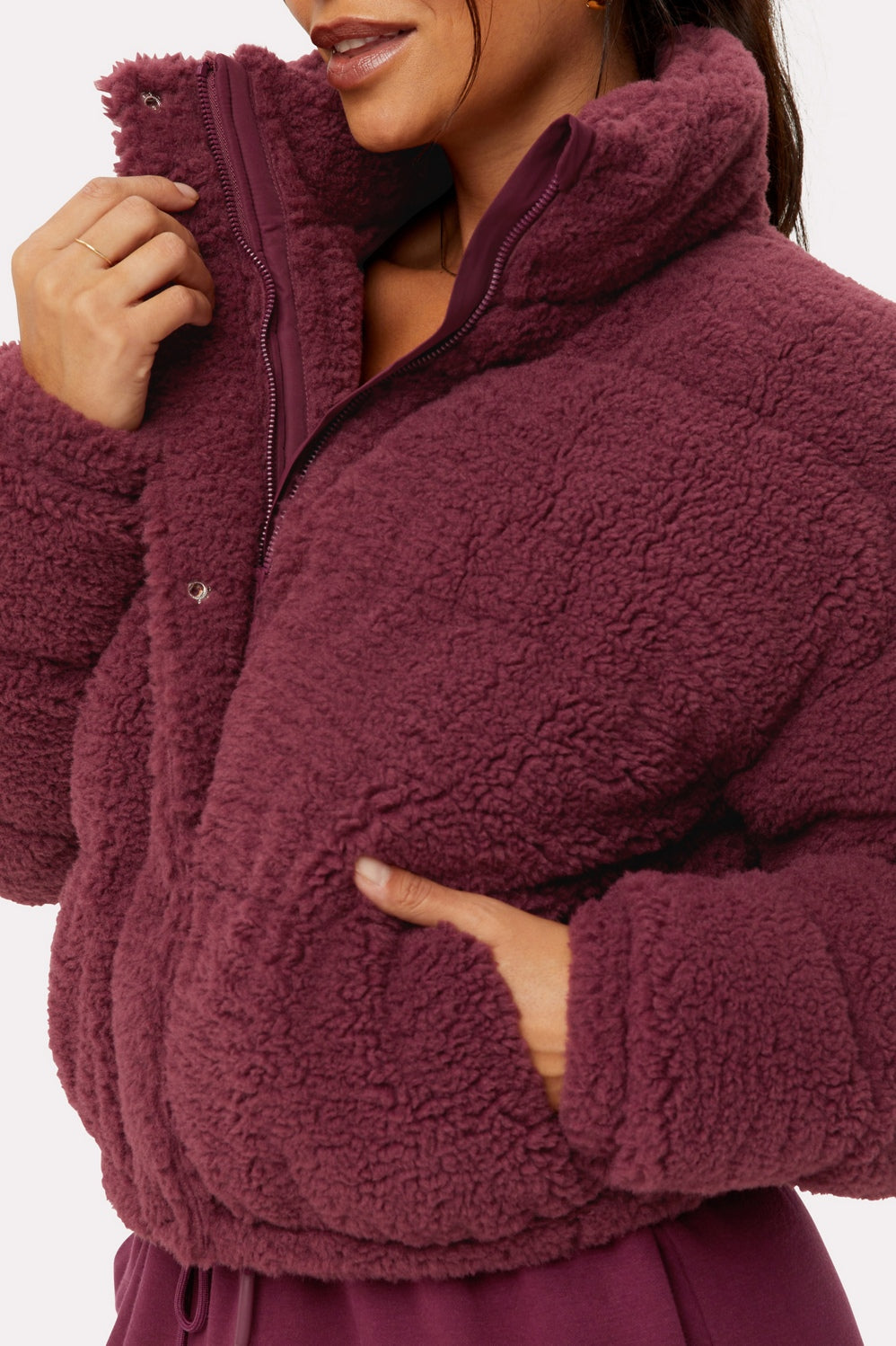 Fabletics Teddy Puffer Jacket