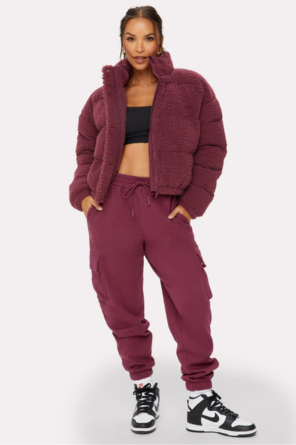 Fabletics Teddy Puffer Jacket
