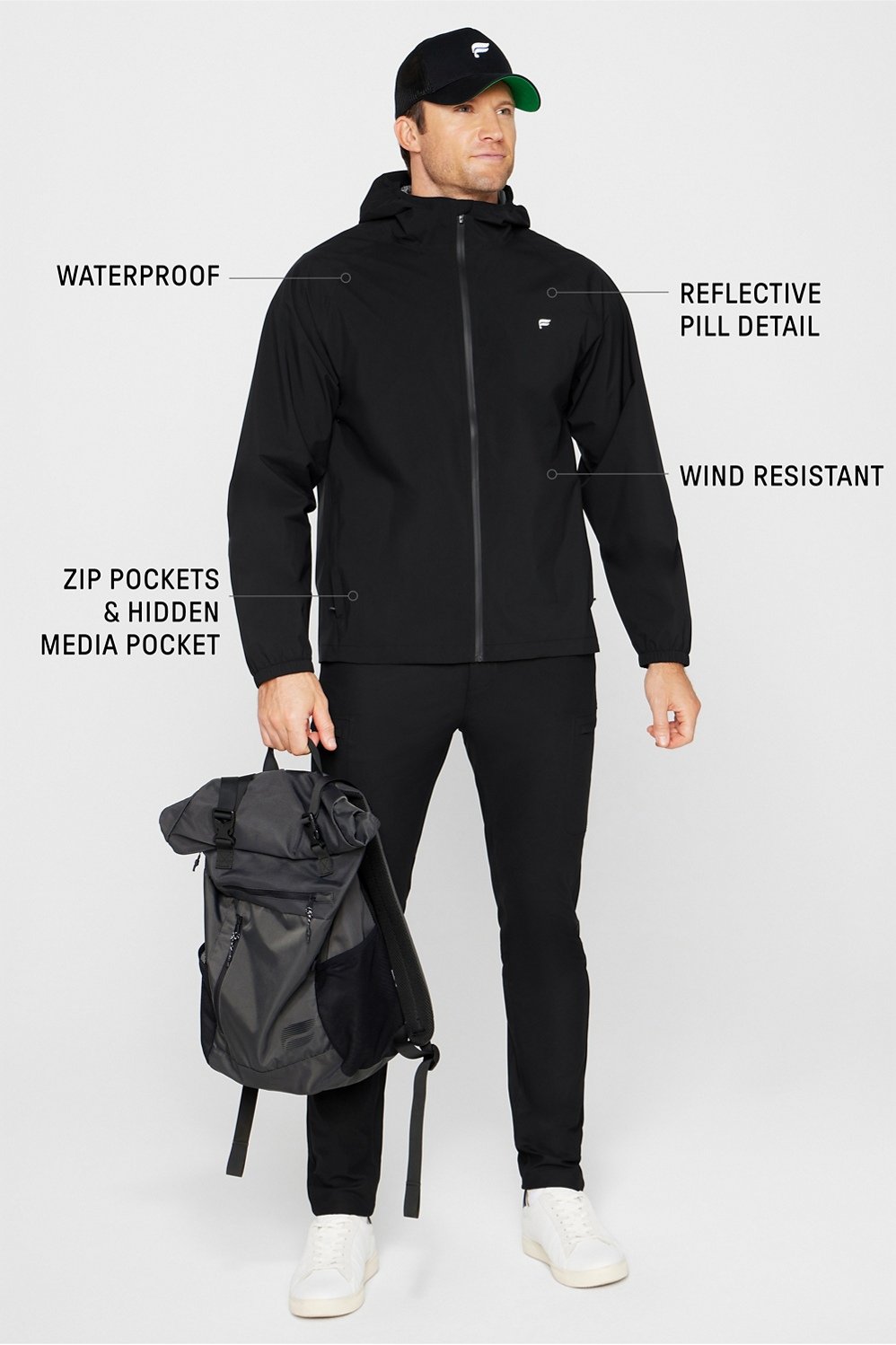 Fabletics The Waterproof Rain Jacket