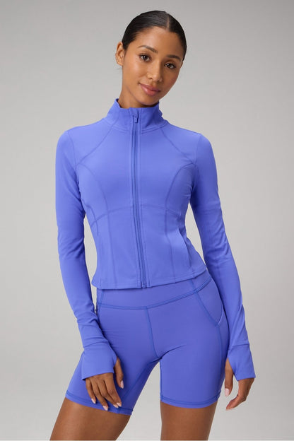 Fabletics Perfect Storm Cropped Train Jacket