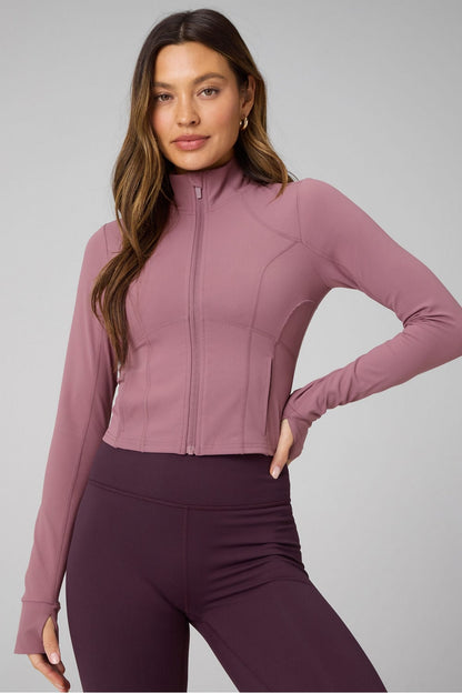 Fabletics Perfect Storm Cropped Train Jacket