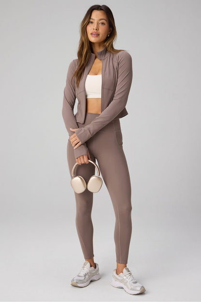 Fabletics Perfect Storm Cropped Train Jacket