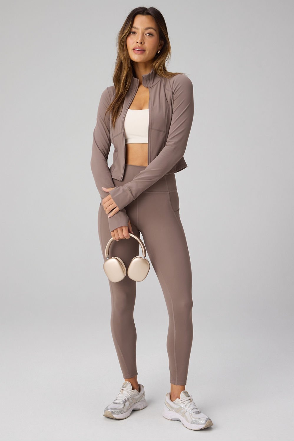 Fabletics Perfect Storm Cropped Train Jacket