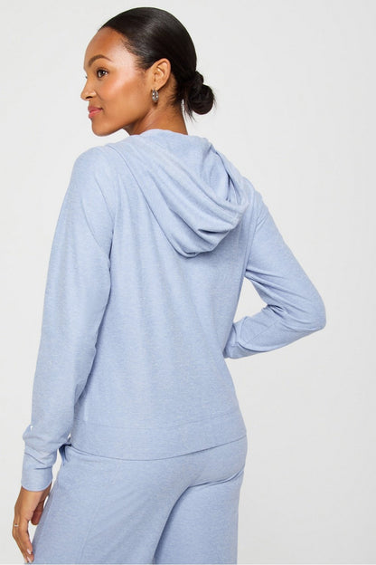 Fabletics Cloud Jersey Full Zip Hoodie