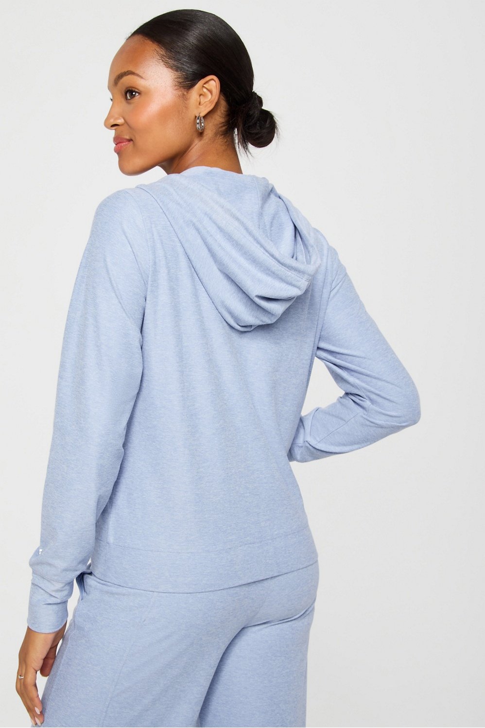 Fabletics Cloud Jersey Full Zip Hoodie
