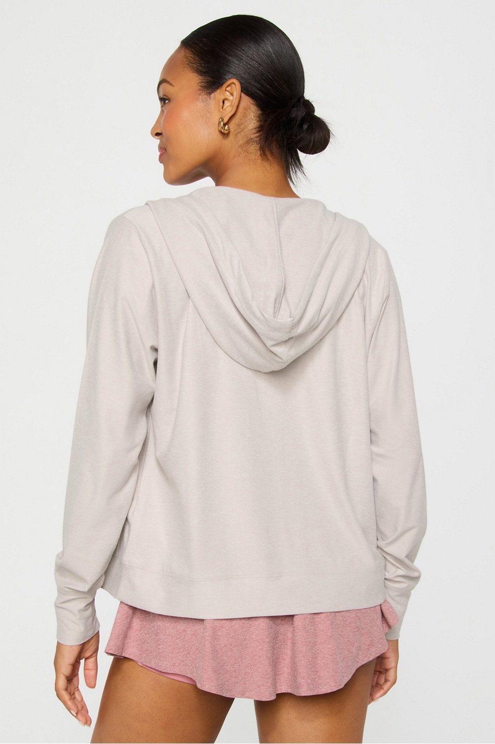 Fabletics Cloud Jersey Full Zip Hoodie