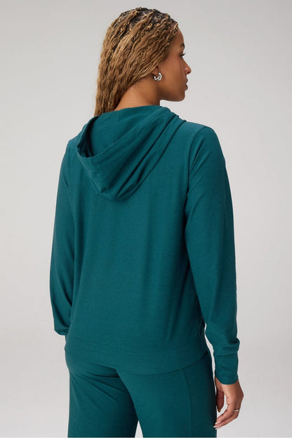 Fabletics Cloud Jersey Full Zip Hoodie
