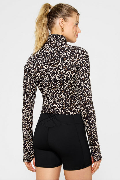 Fabletics Perfect Storm Cropped Train Jacket