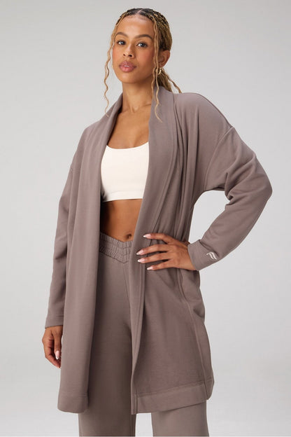 Fabletics Year Round Terry Oversized Cardigan