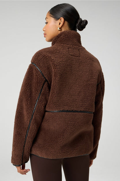 Fabletics Teddy Mid-Length Jacket