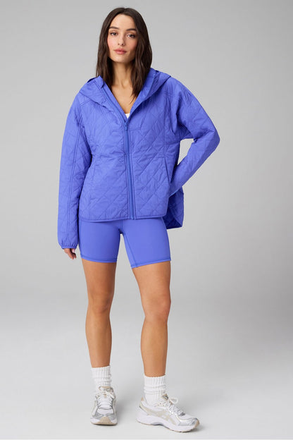 Fabletics Daydreamer+ Hooded Quilted Jacket