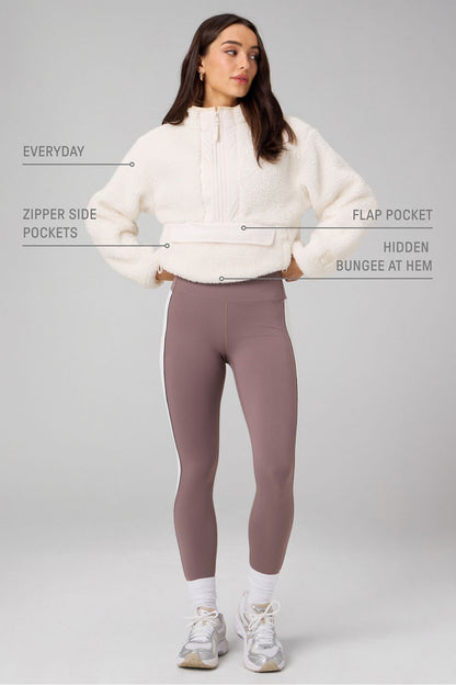 Fabletics Teddy Half-Zip Pullover
