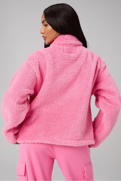 Fabletics Teddy Half-Zip Pullover