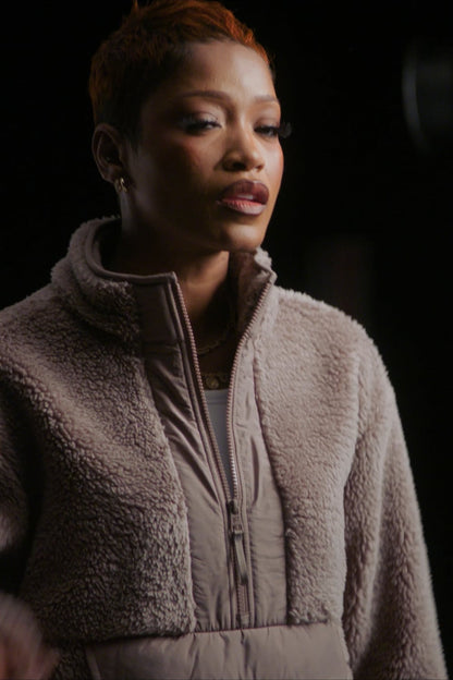 Fabletics Teddy Half-Zip Pullover