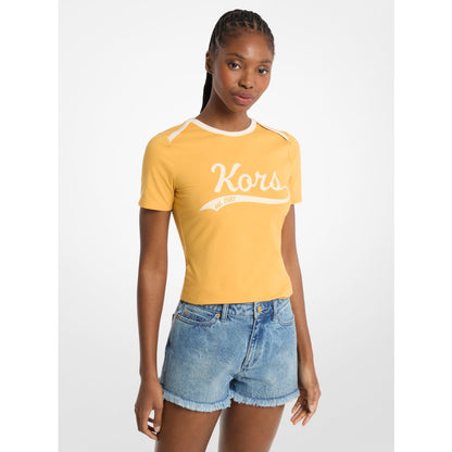 Michael Kors KORS Stretch Jersey T-Shirt HONEYWHEAT