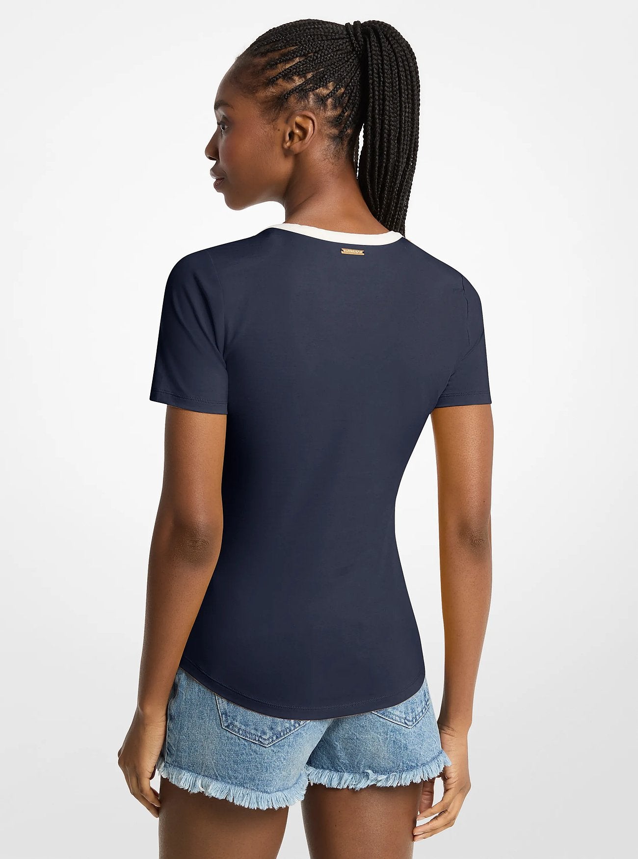 Michael Kors KORS Stretch Jersey T-Shirt MIDNIGHTBLUE