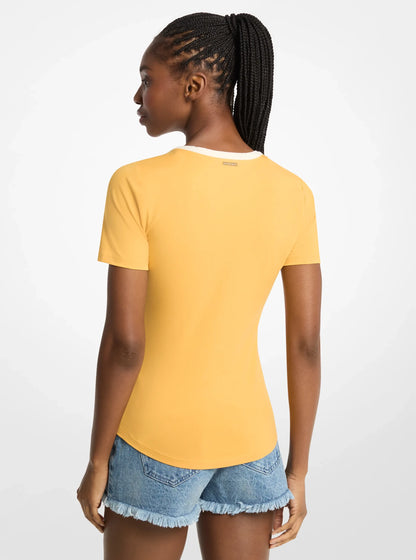 Michael Kors KORS Stretch Jersey T-Shirt HONEYWHEAT