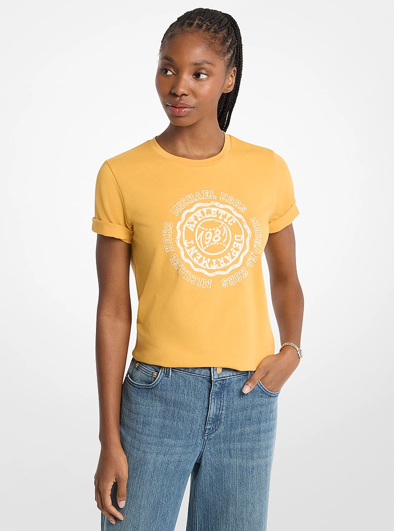 Michael Kors Graphic Logo T-Shirt HONEYWHEAT