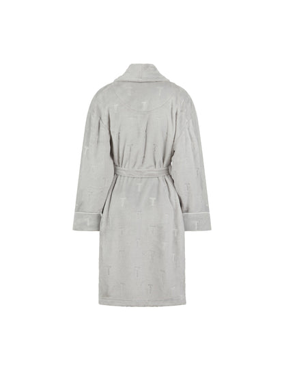 Ted Baker Jude Embossed Logo Fluffy Belted Dressing Gown Women's