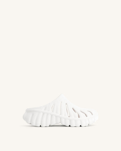Jw Pei Tara Leaf Platform Clog White