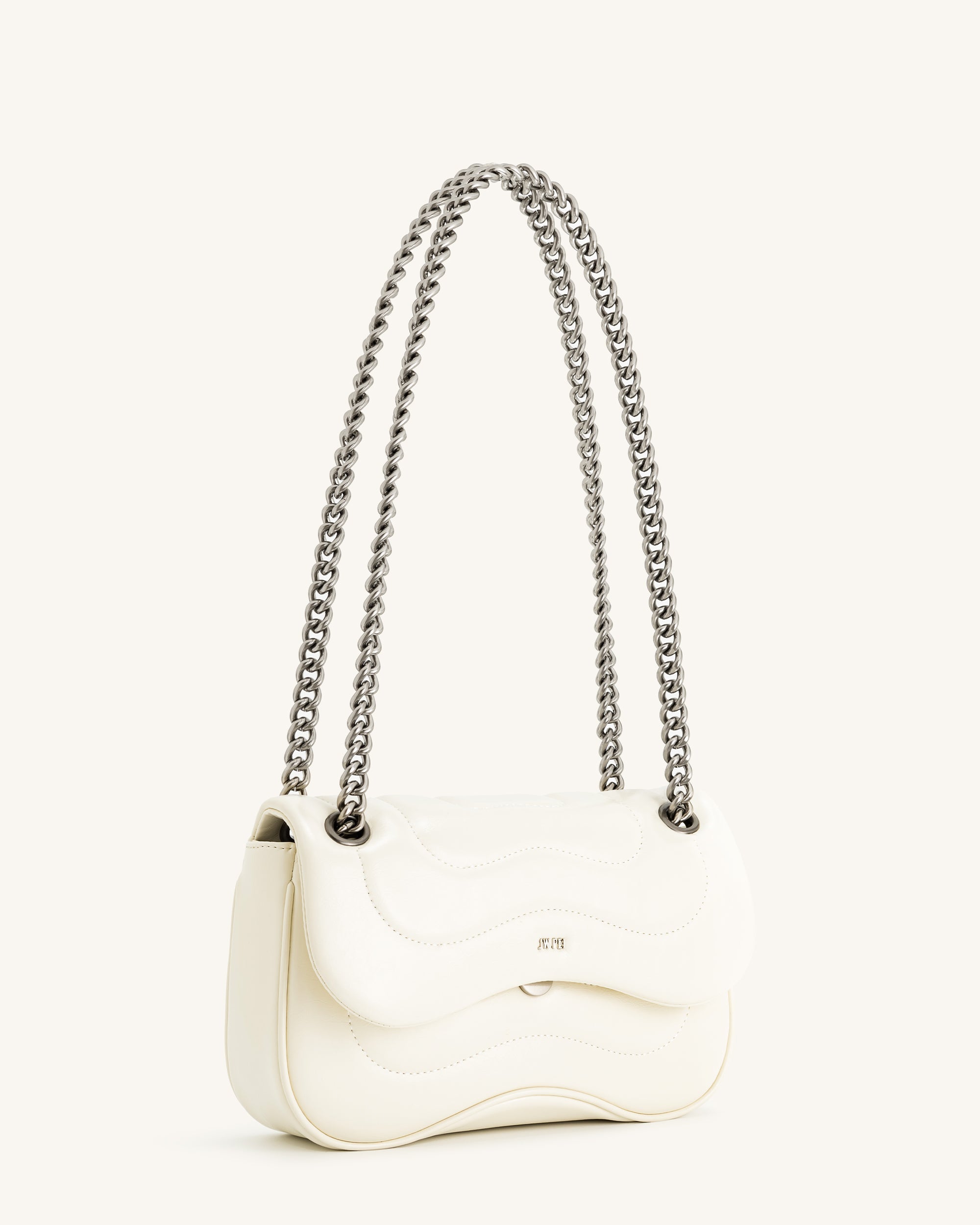 Jw Pei Tina Quilted Chain Crossbody Ivory