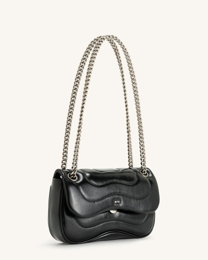 Jw Pei Tina Quilted Chain Crossbody Black