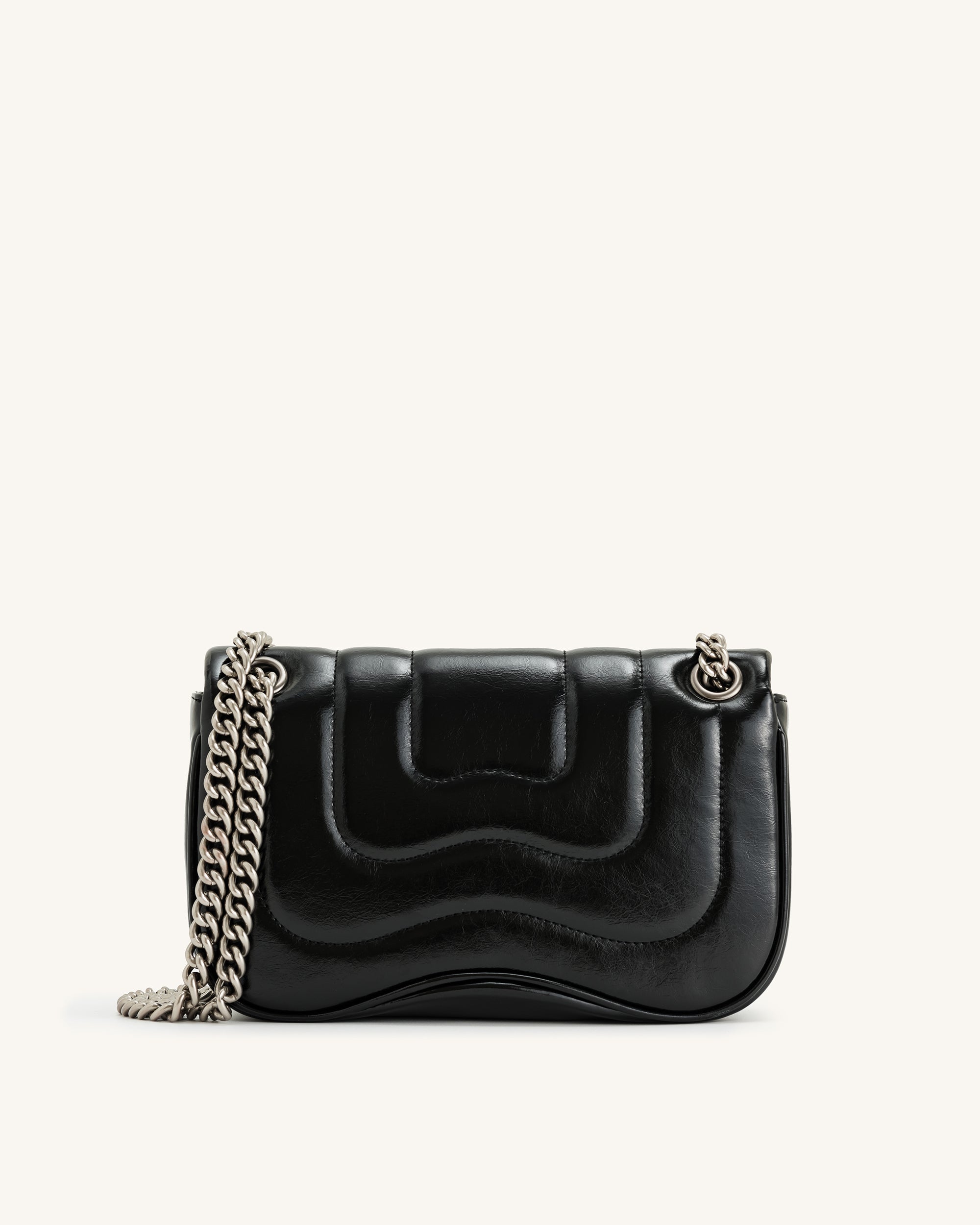 Jw Pei Tina Quilted Chain Crossbody Black