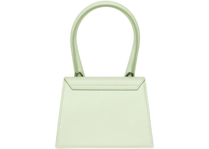 jacquemus le chiquito moyen signature handbag light green