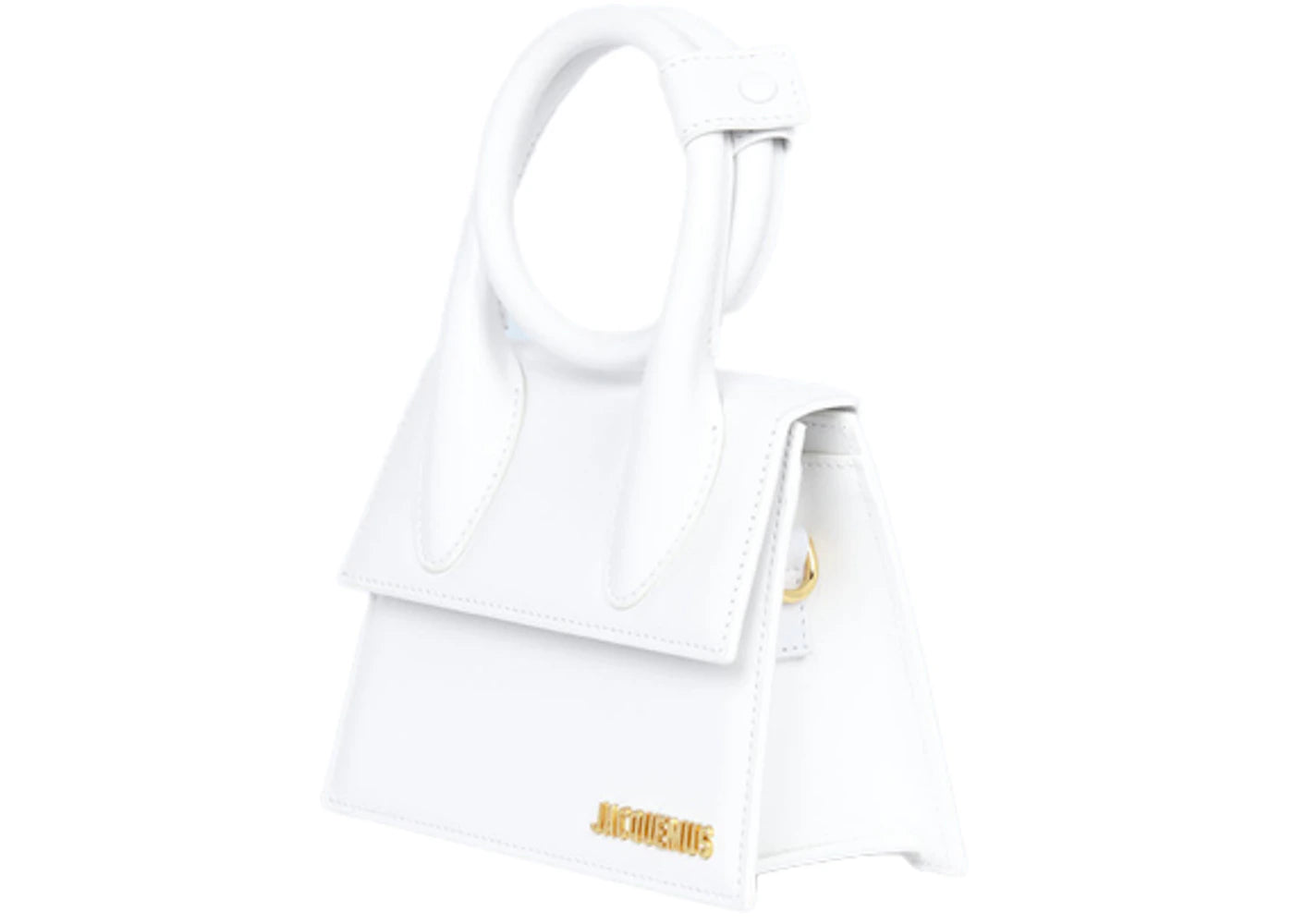 jacquemus le chiquito noeud bag white