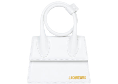 jacquemus le chiquito noeud bag white
