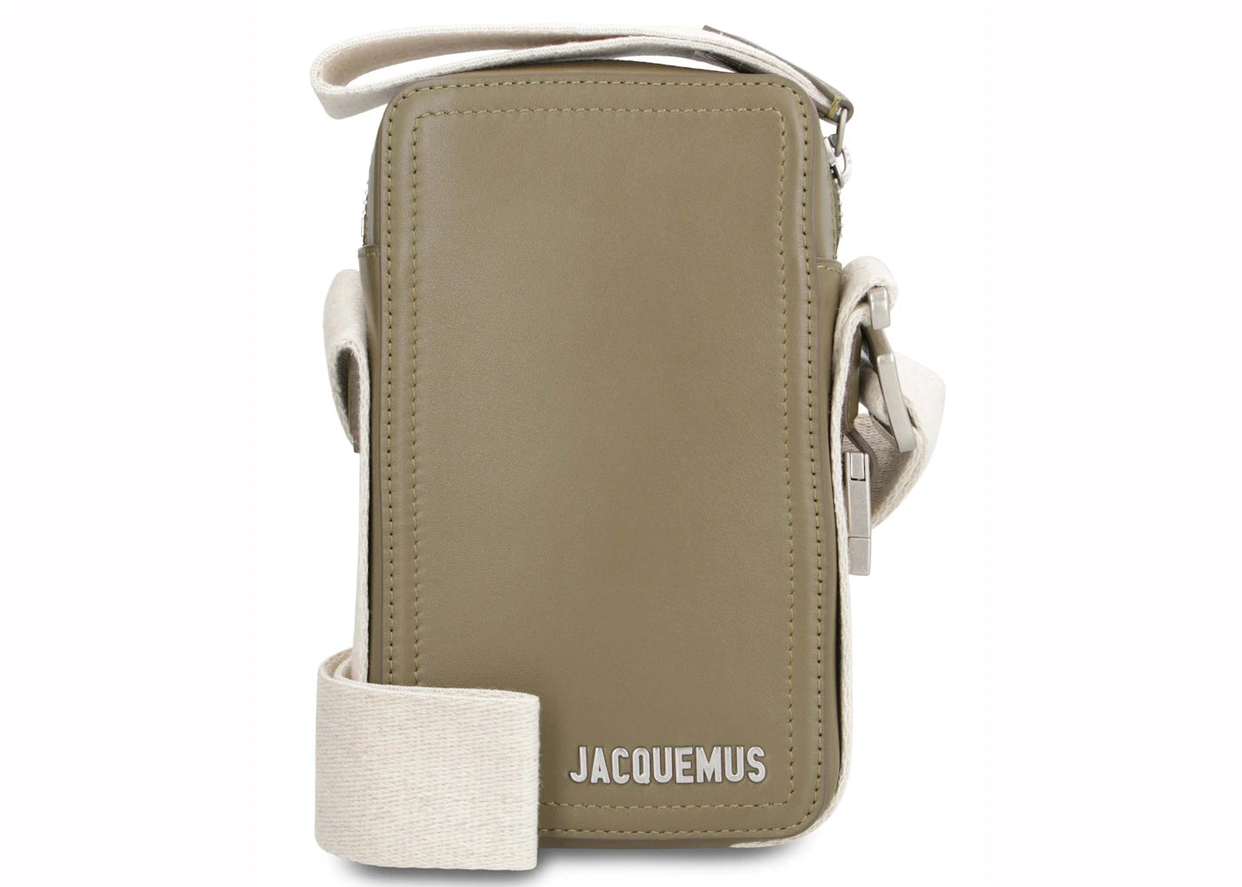 jacquemus le cuerda vertical bag khaki