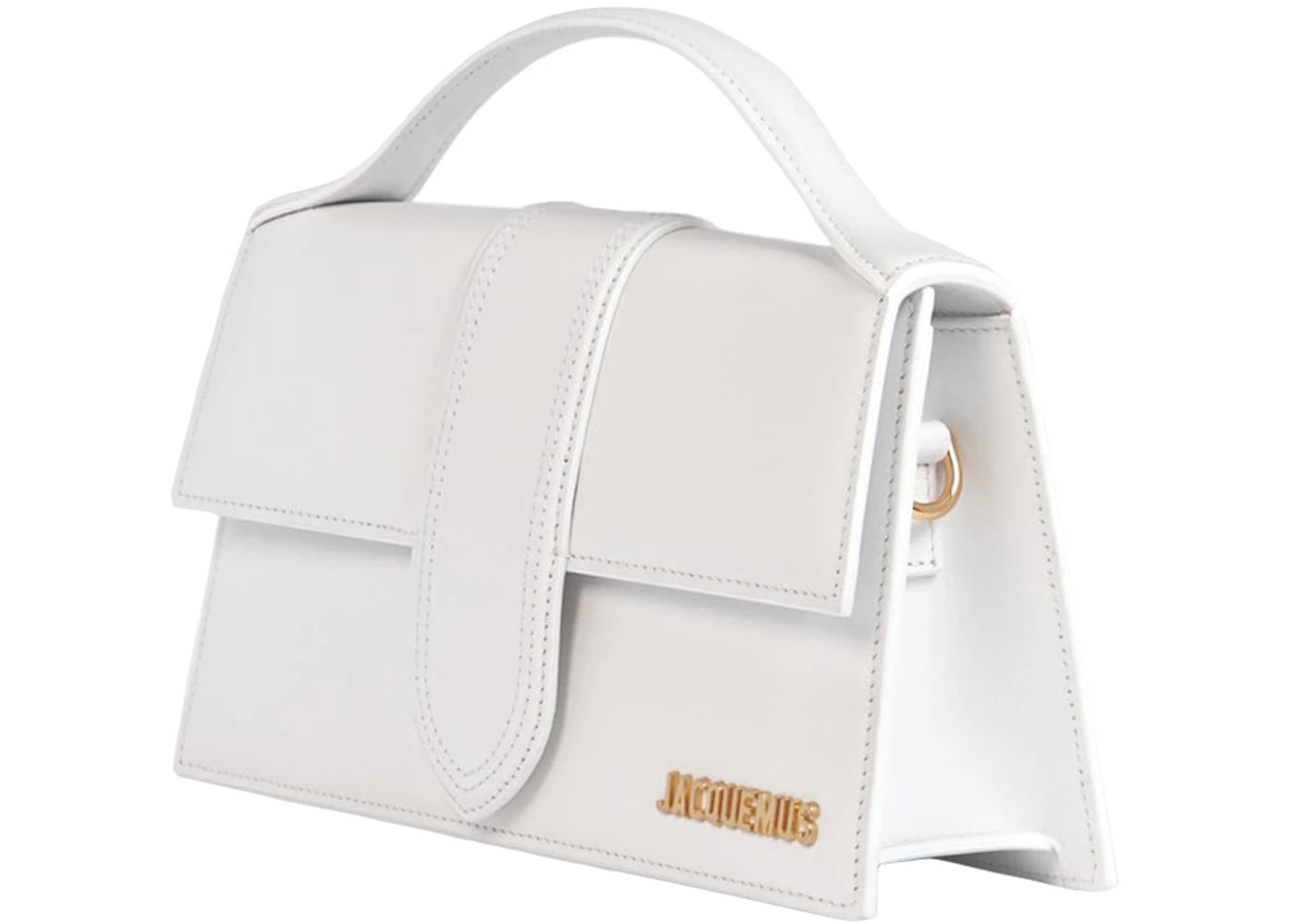 jacquemus le grand bambino crossbody strap handbag white