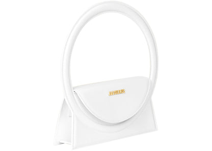 jacquemus le sac rond circle purse white