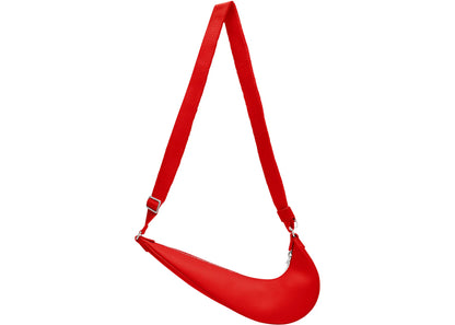 jacquemus x nike le sac swoosh small dark red