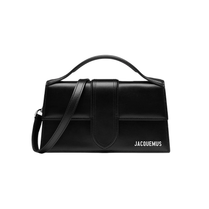 Jacquemus Black with silver Initials Le Grand Bambino(with dustbag only)