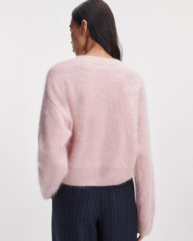 Rag & Bone Jada Brushed Cashmere Crewneck