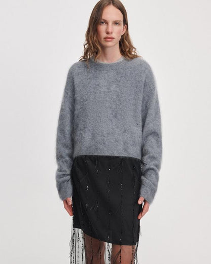 Rag & Bone Jada Brushed Cashmere Crewneck