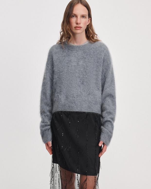 Rag & Bone Jada Brushed Cashmere Crewneck