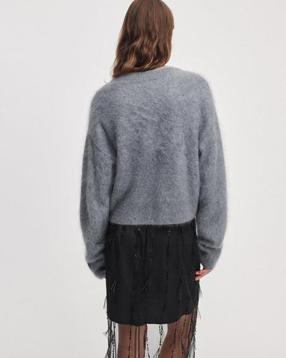 Rag & Bone Jada Brushed Cashmere Crewneck