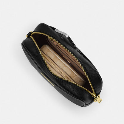 Coach Jamie Camera Bag In Signature Canvas Gold Sand Chalk