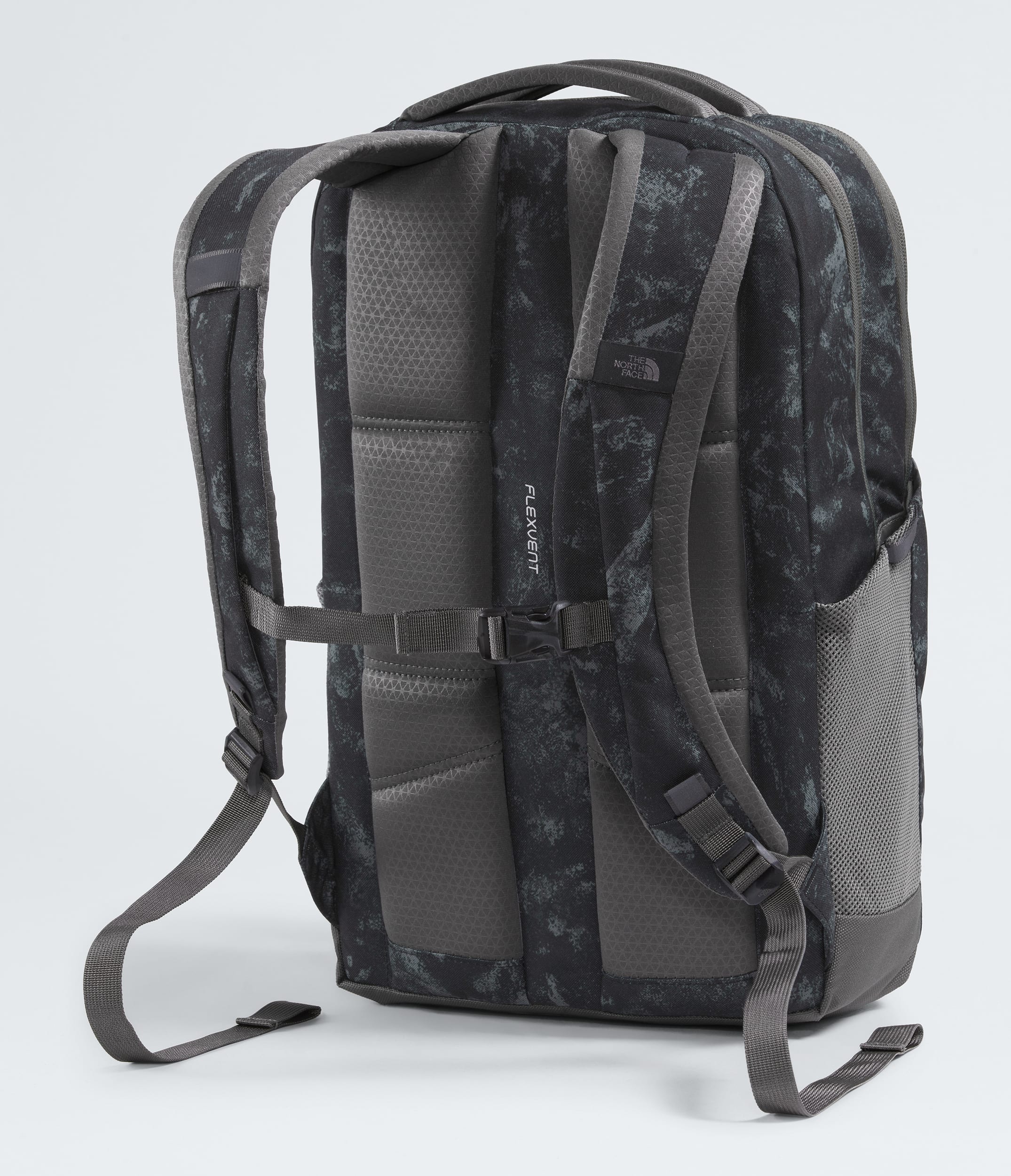The North Face Jester Backpack Tnf Black Chalk Texture Print-Smoked Pearl