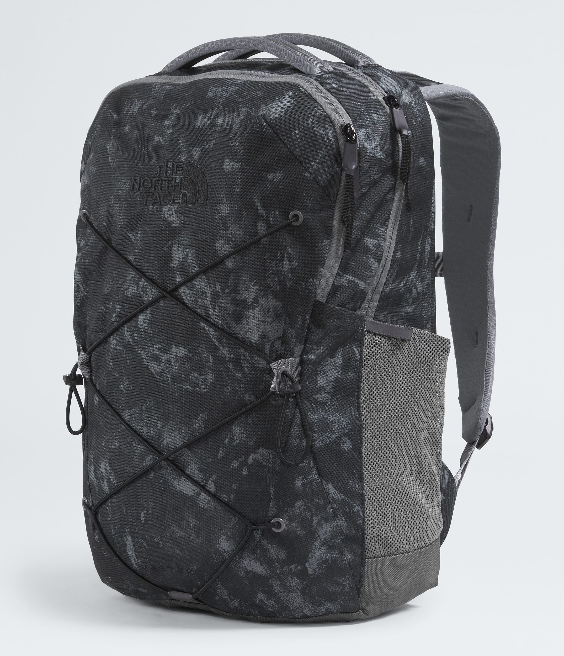 The North Face Jester Backpack Tnf Black Chalk Texture Print-Smoked Pearl