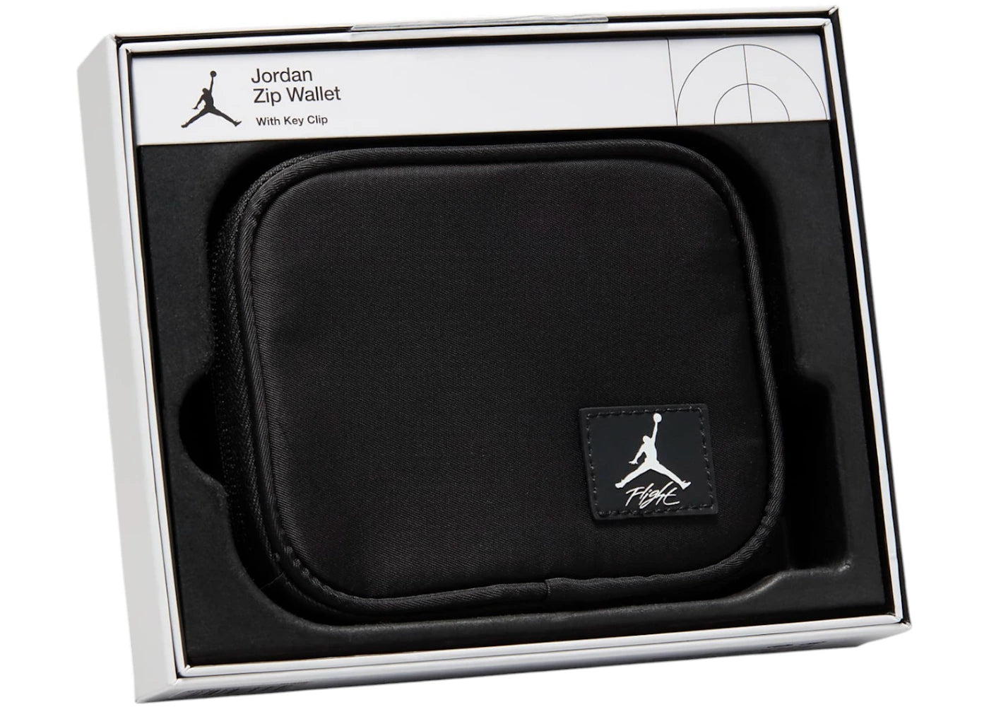 jordan flight zip wallet wallet black 
