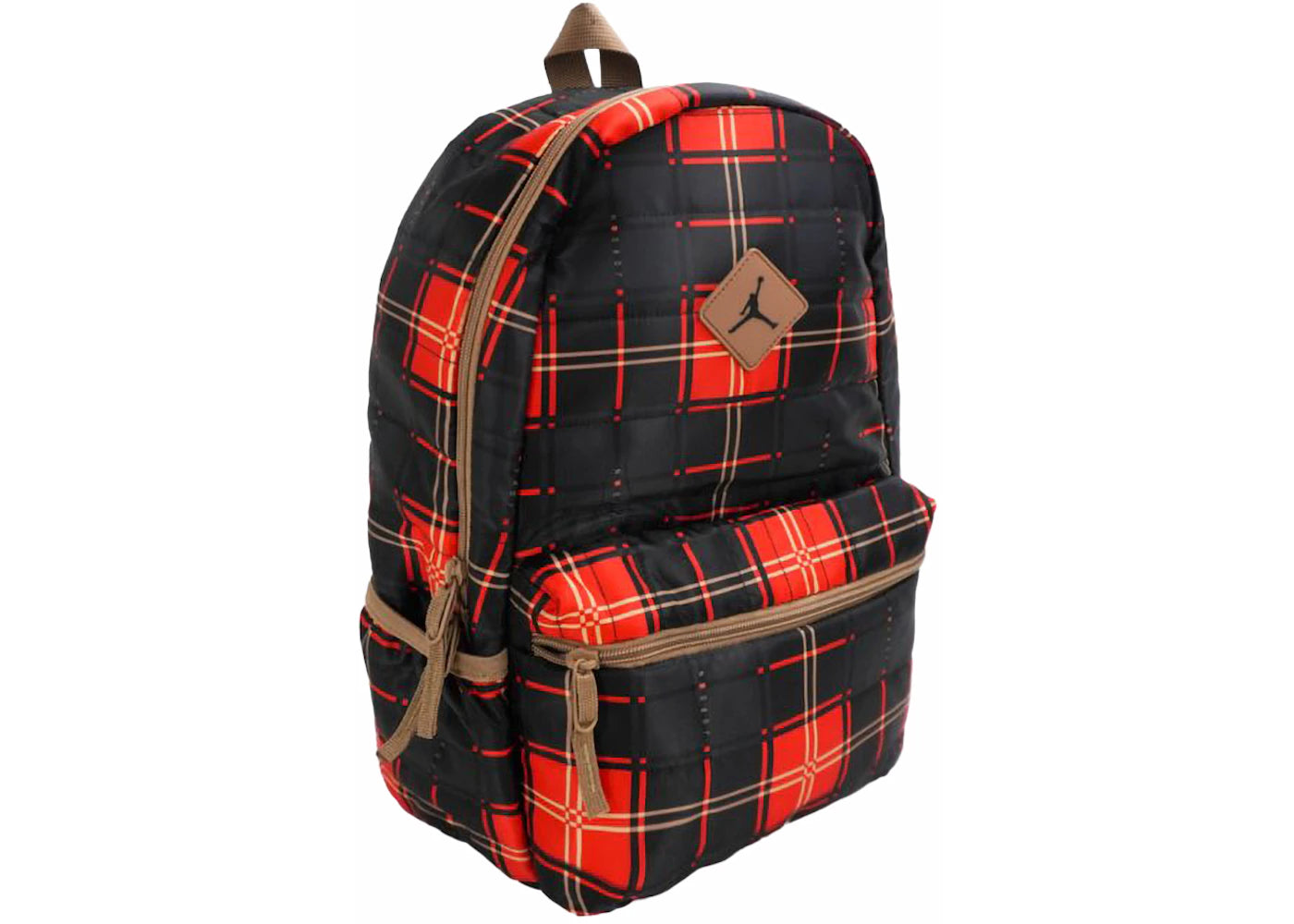 jordan mvp quilted backpack red/black 