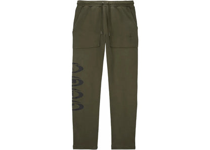jordan x travis scott fleece pants army green