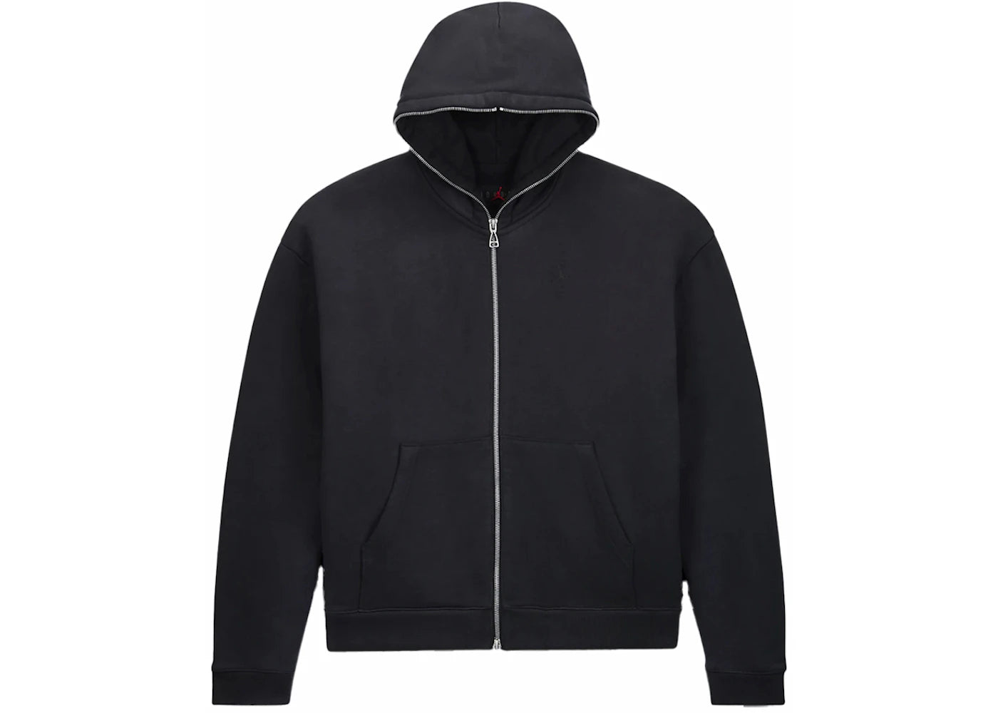 jordan x travis scott full-zip hoodie black