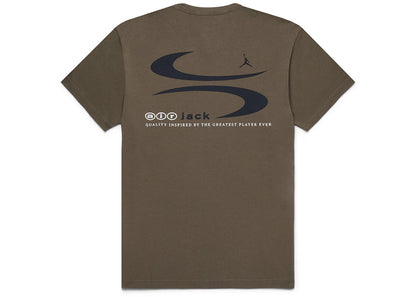 jordan x travis scott t-shirt brown