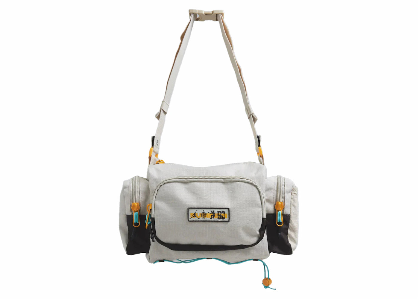 Jordan X Union X Bephies Beauty Supply Bungee Bag Khaki/Union Gold/Black